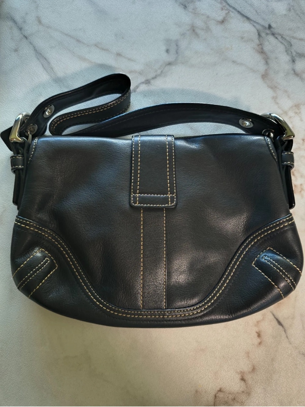 Coach F10188 Y2K SoHo Bag in Black Authentic - Picture 3 of 4